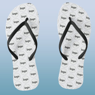 Tongs Motif de logo simple pour la promotion des entrepr