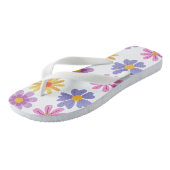 Tongs Motif de marguerite (Incliné)