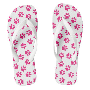 Tongs Motif De Pailles, Paniers De Chien, Pailles Roses