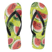 Tongs Motif de pastèque (Semelle)