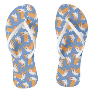 Tongs Motif de Pembroke Welsh Corgi