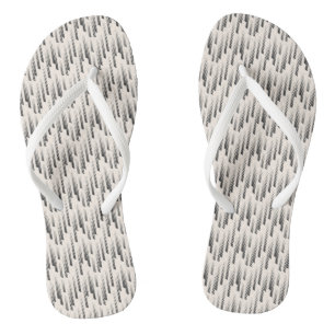 Tongs Motif de pluie moderne