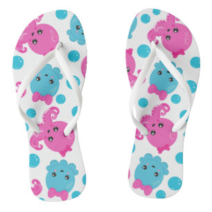 Tongs Motif de poulpe, poulpe mignonne, Animaux de mer