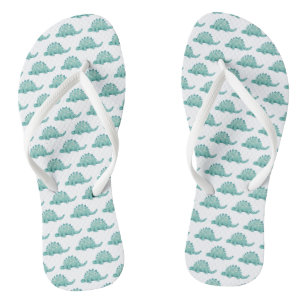 Tongs Motif de stégosaure dinosaure