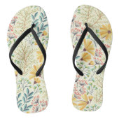 Tongs Motif de surface florale - Papier peint Abstrait é (Semelle)