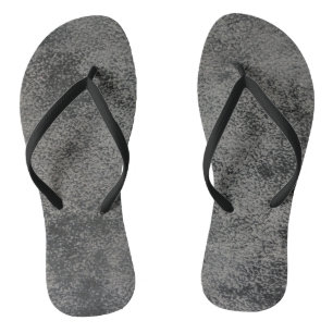 Tongs motif de texture cuir