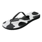 Tongs motif de vache (Incliné)