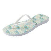 Tongs Motif de vagues mou (Incliné)