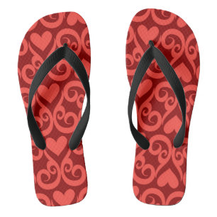 Tongs Motif de Valentine