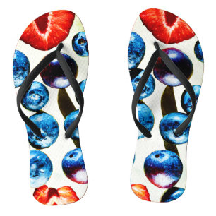Tongs Motif de Vibrance Fruitueuse
