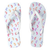 Tongs Motif des hippocampes colorés (Semelle)