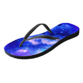 Tongs Motif d'exploration nébuleuse (Incliné)