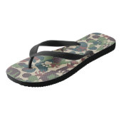Tongs Motif du chamouflage de chien (Incliné)