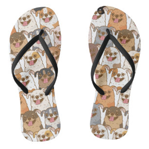 Tongs Motif du Chihuahua