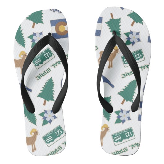 Tongs Motif du Colorado (Semelle)