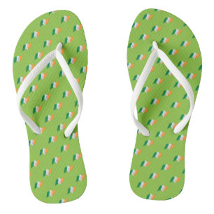 Tongs Motif du drapeau irlandais