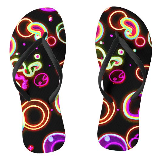 Tongs Motif dynamique Neon Glow (Semelle)