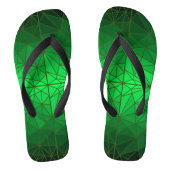 Tongs Motif en verre tendu 01.Green.DGreen Line BG (Semelle)