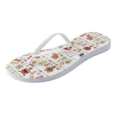 Tongs Motif Enfants et animaux (Incliné)