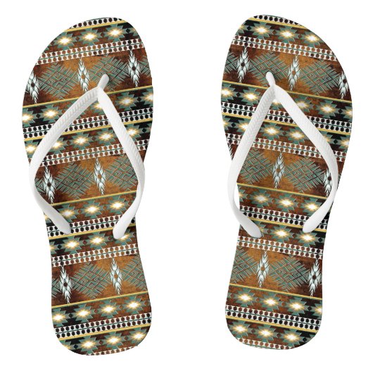 Tongs motif ethnique du sud-ouest (Semelle)