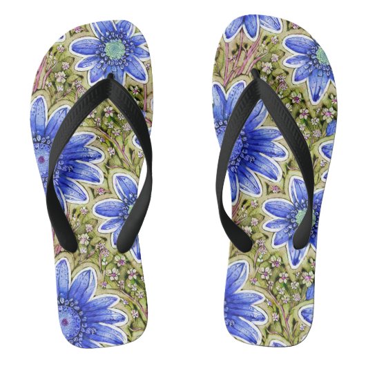 Tongs Motif floral (Semelle)