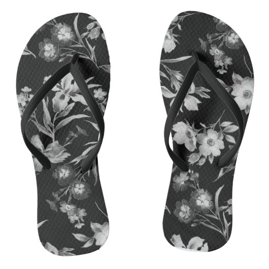 Tongs motif floral Abstrait (Semelle)