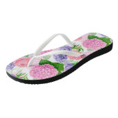 Tongs Motif floral aquarelle (Incliné)