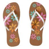 Tongs Motif Floral moderne Chaussures de plage (Semelle)