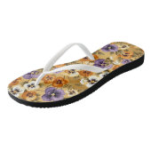 Tongs Motif floral Pansy (Incliné)