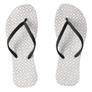 Tongs Motif géométrique beige islamique