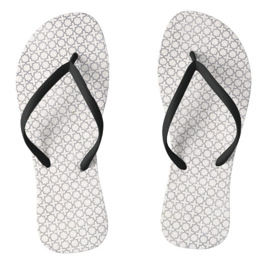 Tongs Motif géométrique beige islamique (Semelle)
