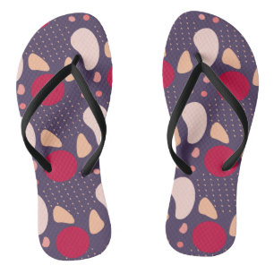 Tongs Motif géométrique moderne.
