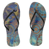 Tongs Motif grunge d'art (Semelle)