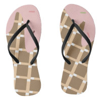Motif joli cône de glace et de pépites qui coulent