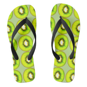 Tongs Motif Kiwi