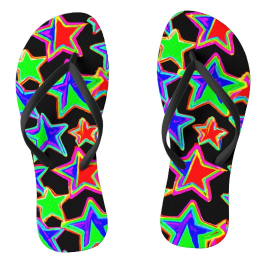 Tongs Motif lumineux Neon Starlight (Semelle)
