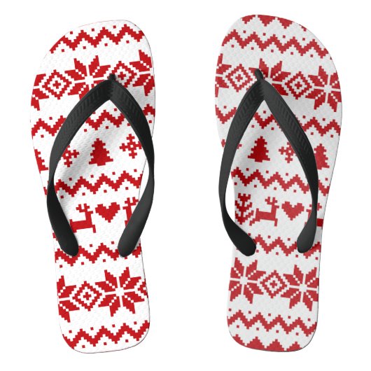 Tongs Motif moche Noël (Semelle)
