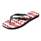 Tongs Motif moche Noël (Incliné)