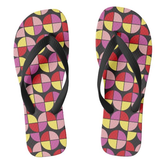 Tongs Motif MODERNE DU MILIEU DU SIÈCLE (Semelle)