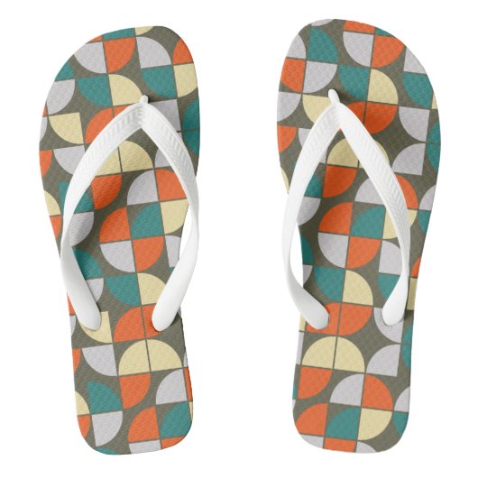 Tongs Motif MODERNE DU MILIEU DU SIÈCLE (Semelle)