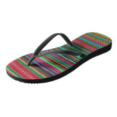 Tongs Motif multicolore coloré (Incliné)