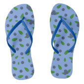 Tongs motif Myrtilles (Semelle)