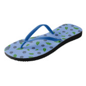 Tongs motif Myrtilles (Incliné)