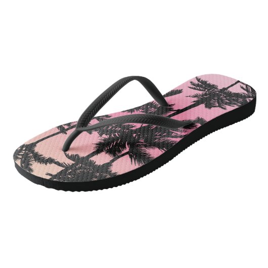Tongs Motif Palm Tree (Incliné)