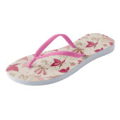 Tongs motif papillon 3 (Incliné)