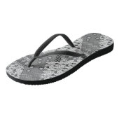 Tongs Motif Patchwork Gris Patchwork (Incliné)