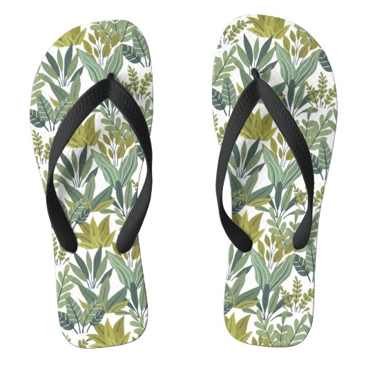 Tongs motif plante (Semelle)