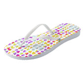 Tongs Motif Rainbow Hearts (Incliné)