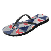 Tongs Motif requin (Incliné)