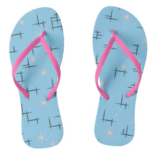 Tongs Motif rétro